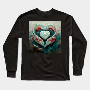 Water Hearts Of Love 5 Long Sleeve T-Shirt